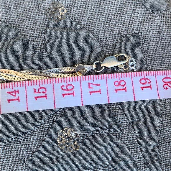 Vintage Silver 925 Braided Bracelet - Picture 4 of 5